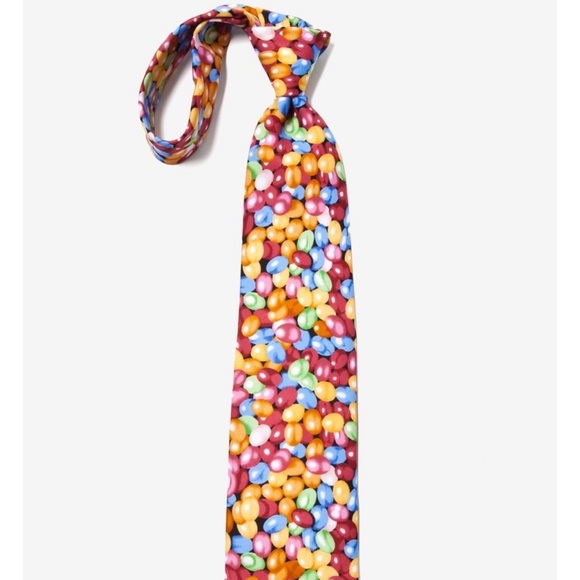 Wild Ties - Jelly Bean Mens Novelty Neck Tie Easter Christmas  Candy Fun Tie 🍭 - Picture 9 of 9